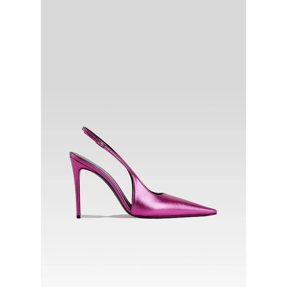 retrofete Cindy Slingback Heel Metallic Pink Womens Size 39 US 8 - Picture 3 of 16